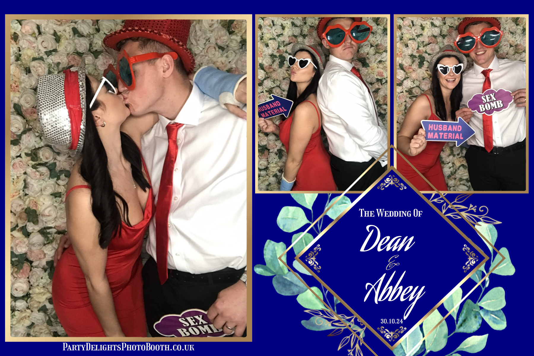 Dean and Abbey's Wedding | View more photos from the event at gallery.partydelightsphotobooth.co.uk/u/PartyDelightsPhotoBooth/Dean-and-Abbeys-Wedding
