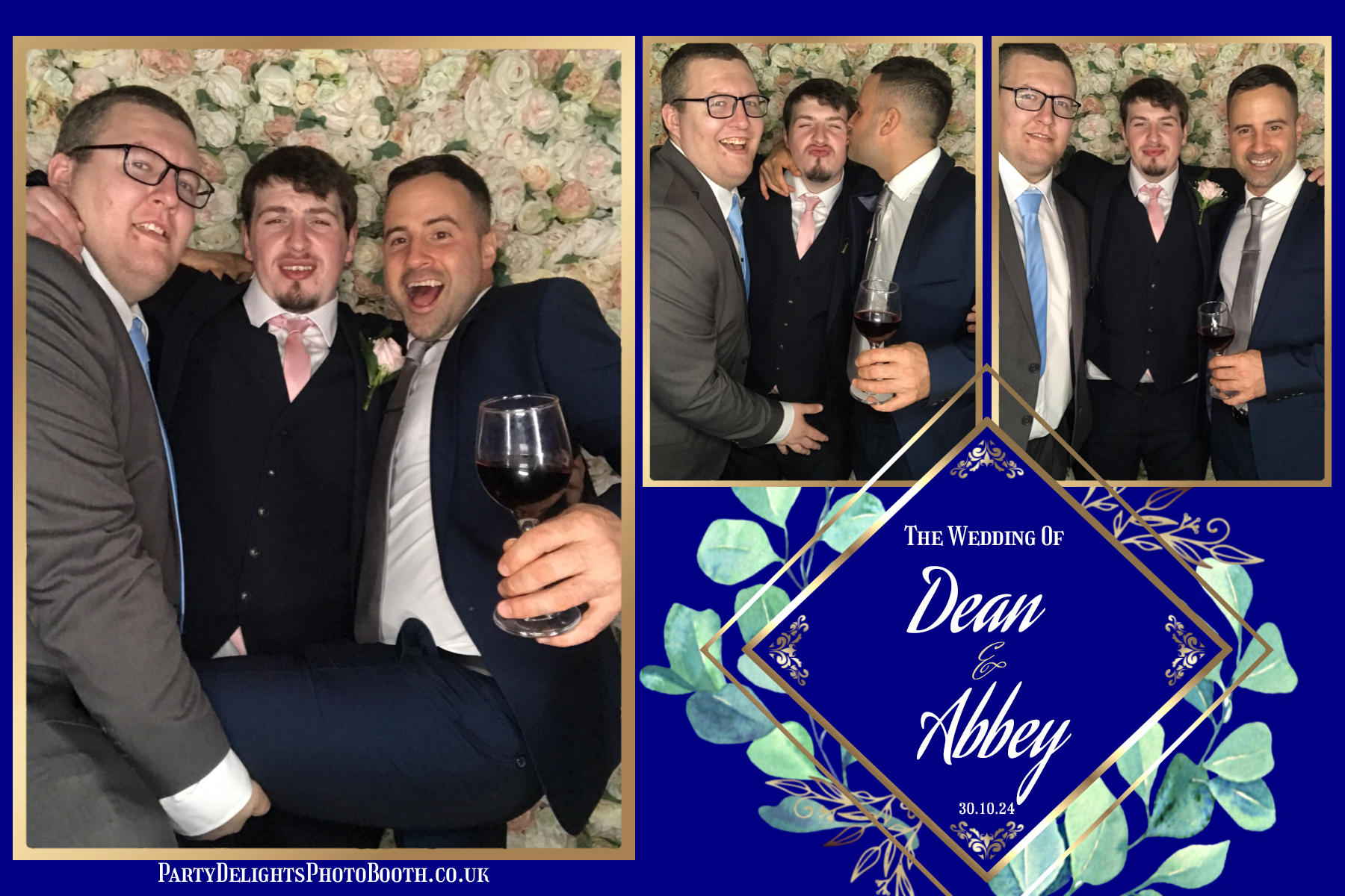 Dean and Abbey's Wedding | View more photos from the event at gallery.partydelightsphotobooth.co.uk/u/PartyDelightsPhotoBooth/Dean-and-Abbeys-Wedding