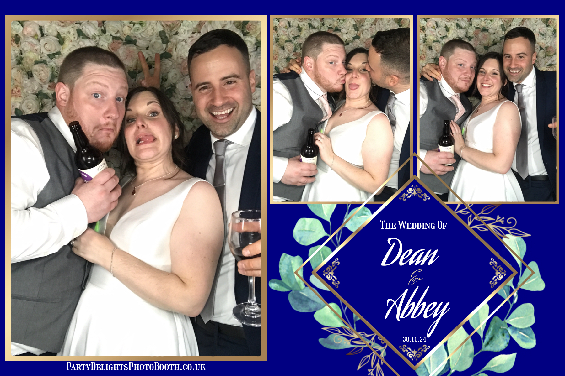Dean and Abbey's Wedding | View more photos from the event at gallery.partydelightsphotobooth.co.uk/u/PartyDelightsPhotoBooth/Dean-and-Abbeys-Wedding