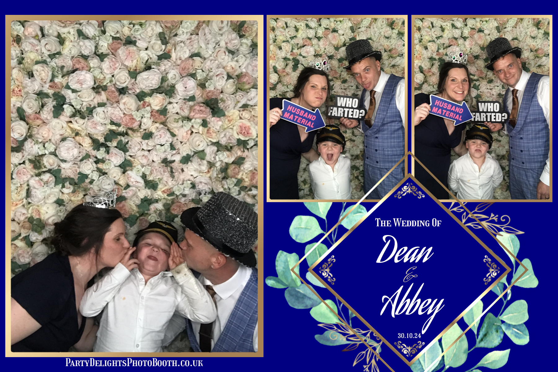 Dean and Abbey's Wedding | View more photos from the event at gallery.partydelightsphotobooth.co.uk/u/PartyDelightsPhotoBooth/Dean-and-Abbeys-Wedding
