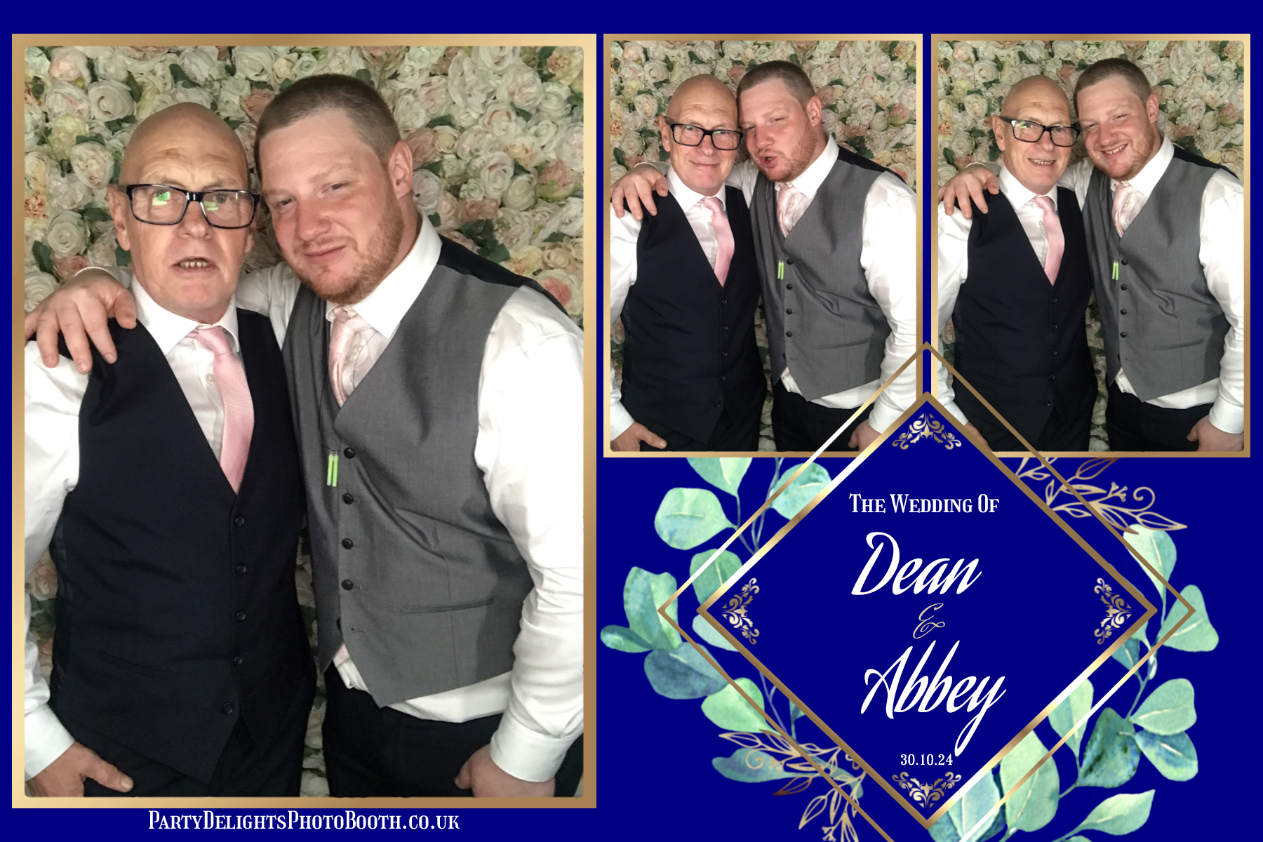 Dean and Abbey's Wedding | View more photos from the event at gallery.partydelightsphotobooth.co.uk/u/PartyDelightsPhotoBooth/Dean-and-Abbeys-Wedding