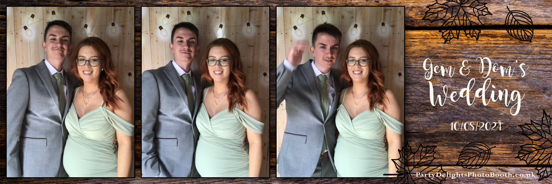 Gemma and Dominic's Wedding | View more photos from the event at gallery.partydelightsphotobooth.co.uk/u/PartyDelightsPhotoBooth/Gemma-and-Dominics-Wedding