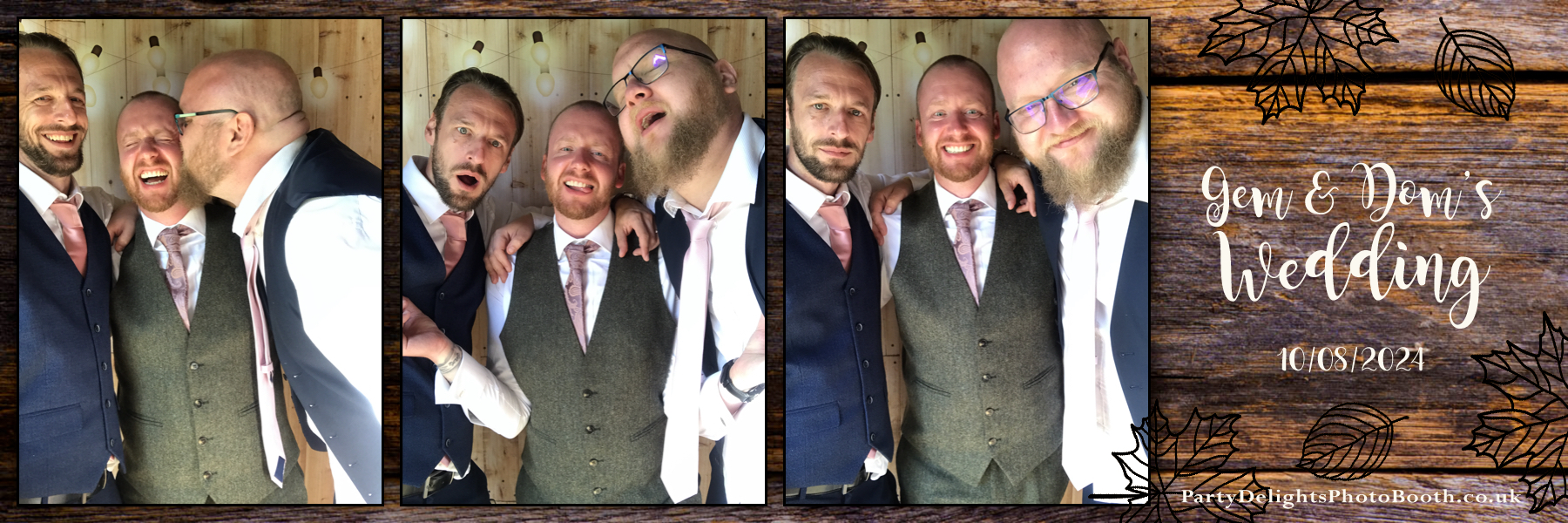 Gemma and Dominic's Wedding | View more photos from the event at gallery.partydelightsphotobooth.co.uk/u/PartyDelightsPhotoBooth/Gemma-and-Dominics-Wedding
