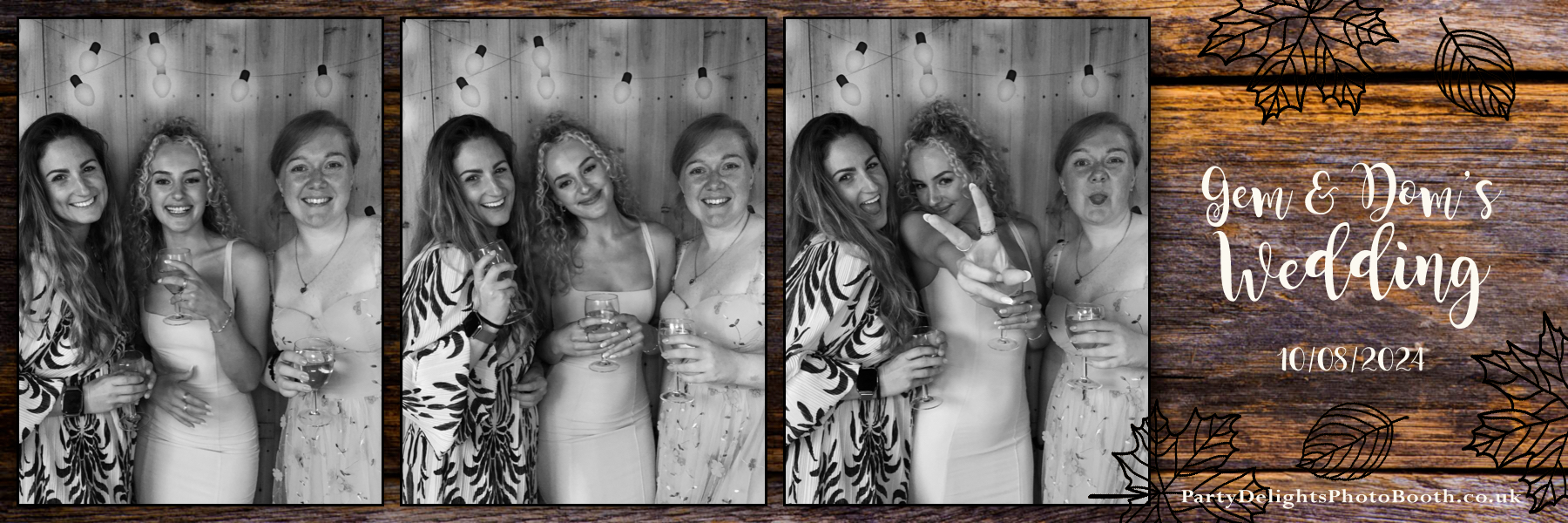 Gemma and Dominic's Wedding | View more photos from the event at gallery.partydelightsphotobooth.co.uk/u/PartyDelightsPhotoBooth/Gemma-and-Dominics-Wedding