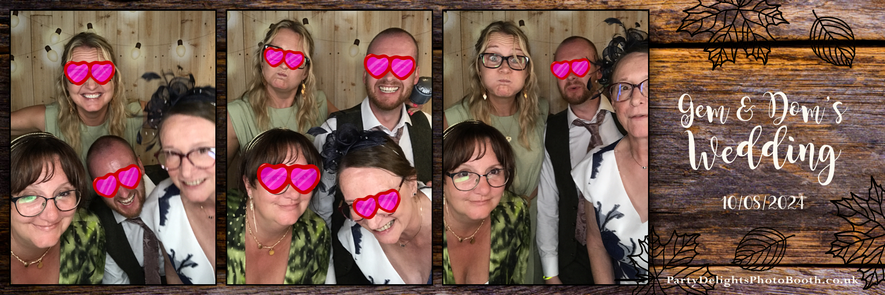 Gemma and Dominic's Wedding | View more photos from the event at gallery.partydelightsphotobooth.co.uk/u/PartyDelightsPhotoBooth/Gemma-and-Dominics-Wedding