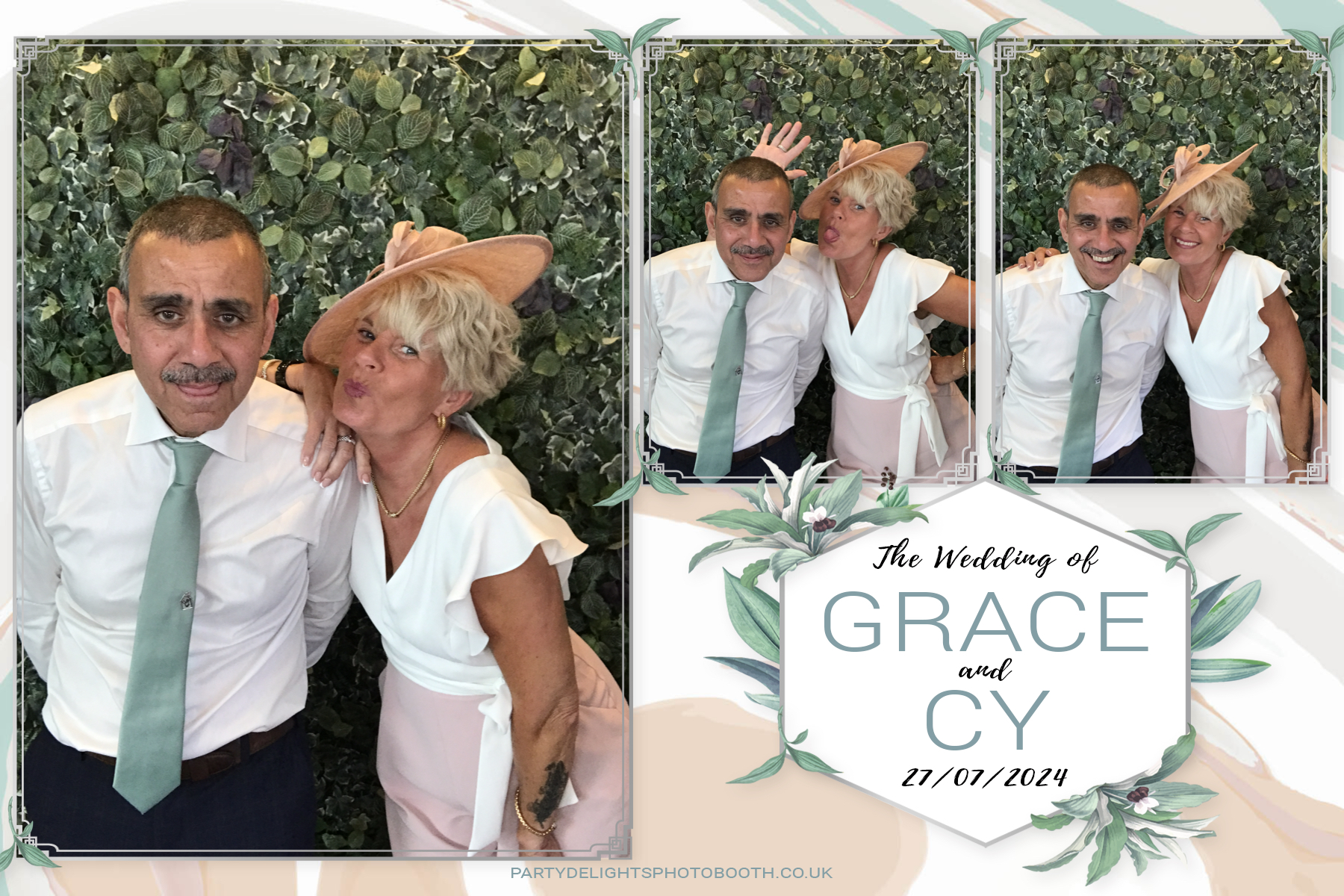 Grace and Cy’s Wedding | View more photos from the event at gallery.partydelightsphotobooth.co.uk/u/PartyDelightsPhotoBooth/Grace-and-Cy’s-Wedding