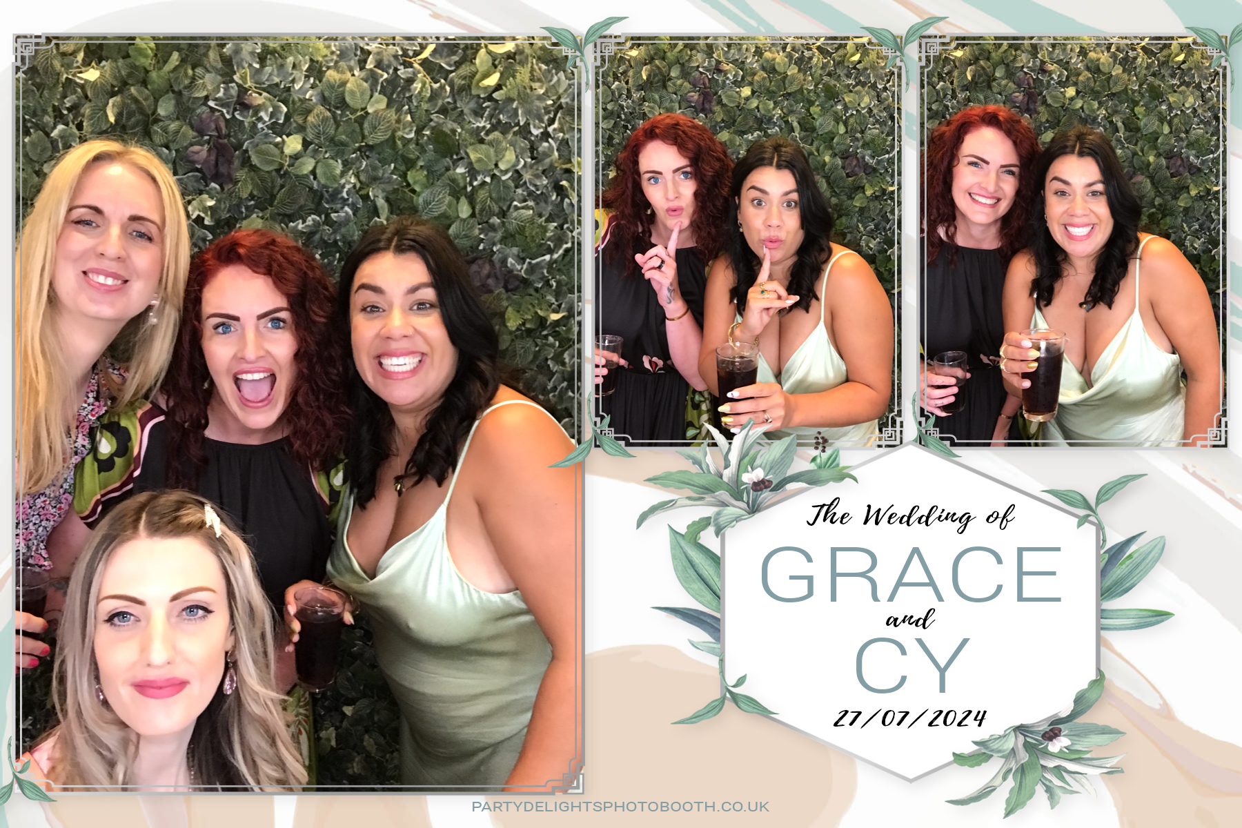 Grace and Cy’s Wedding | View more photos from the event at gallery.partydelightsphotobooth.co.uk/u/PartyDelightsPhotoBooth/Grace-and-Cy’s-Wedding