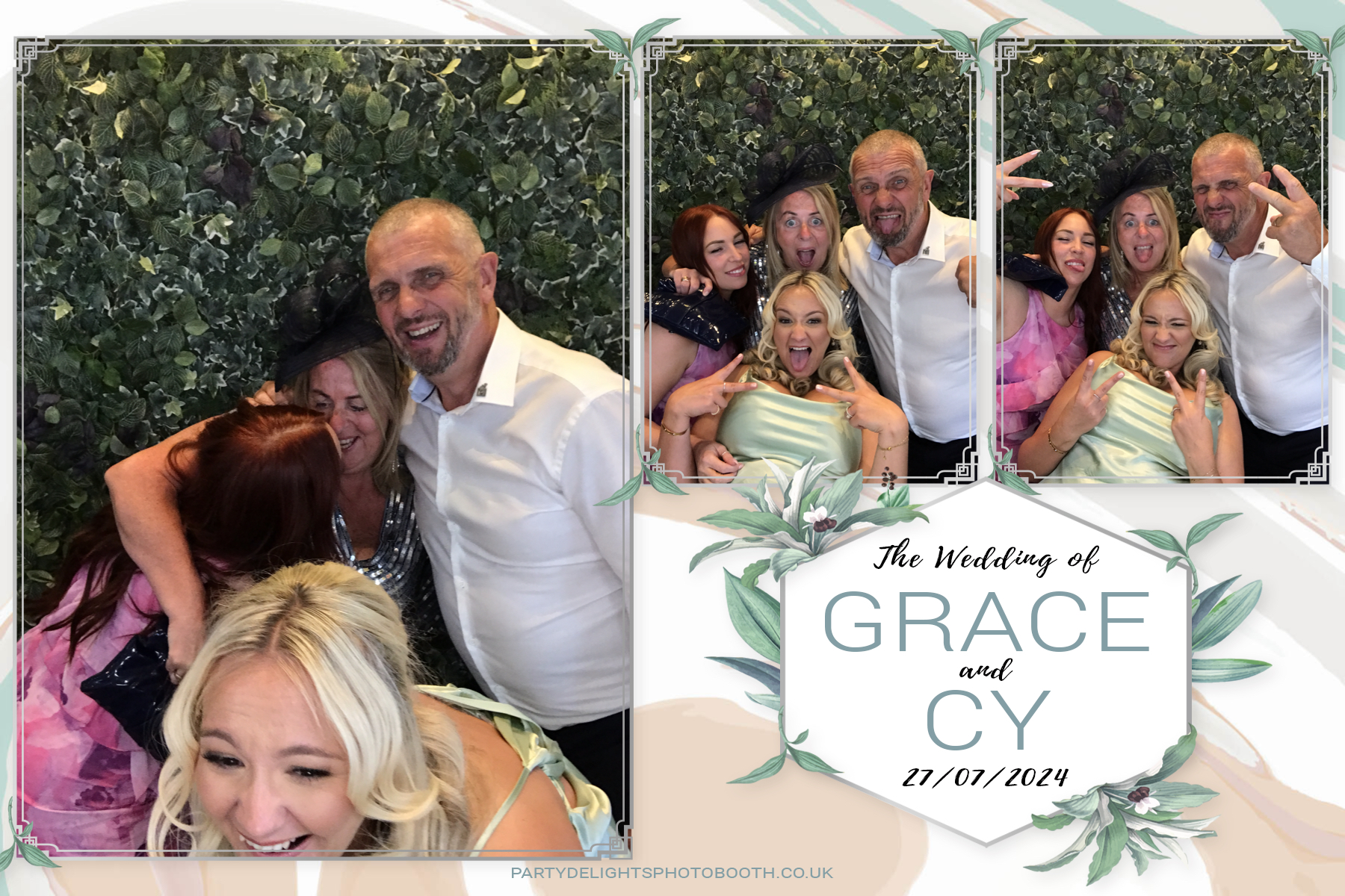 Grace and Cy’s Wedding | View more photos from the event at gallery.partydelightsphotobooth.co.uk/u/PartyDelightsPhotoBooth/Grace-and-Cy’s-Wedding