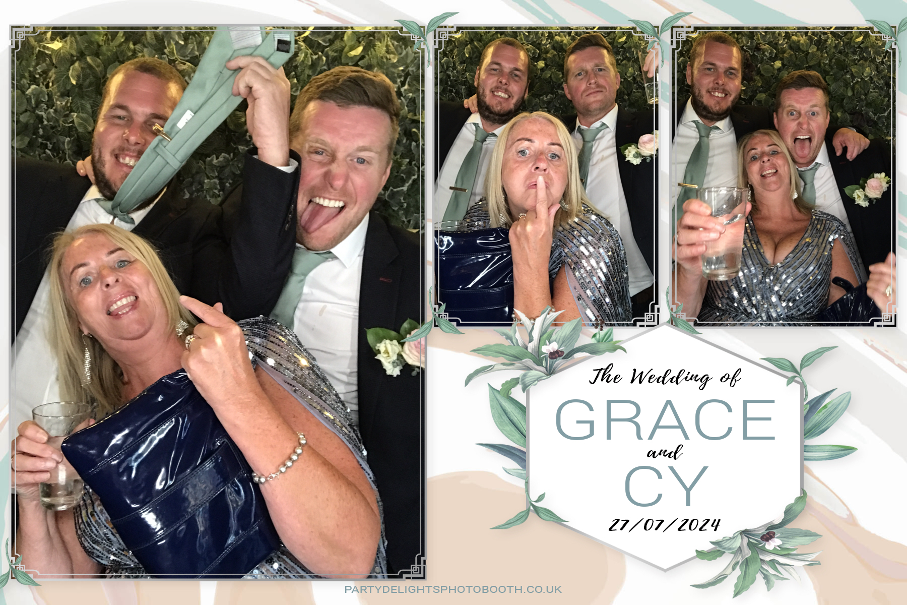 Grace and Cy’s Wedding | View more photos from the event at gallery.partydelightsphotobooth.co.uk/u/PartyDelightsPhotoBooth/Grace-and-Cy’s-Wedding