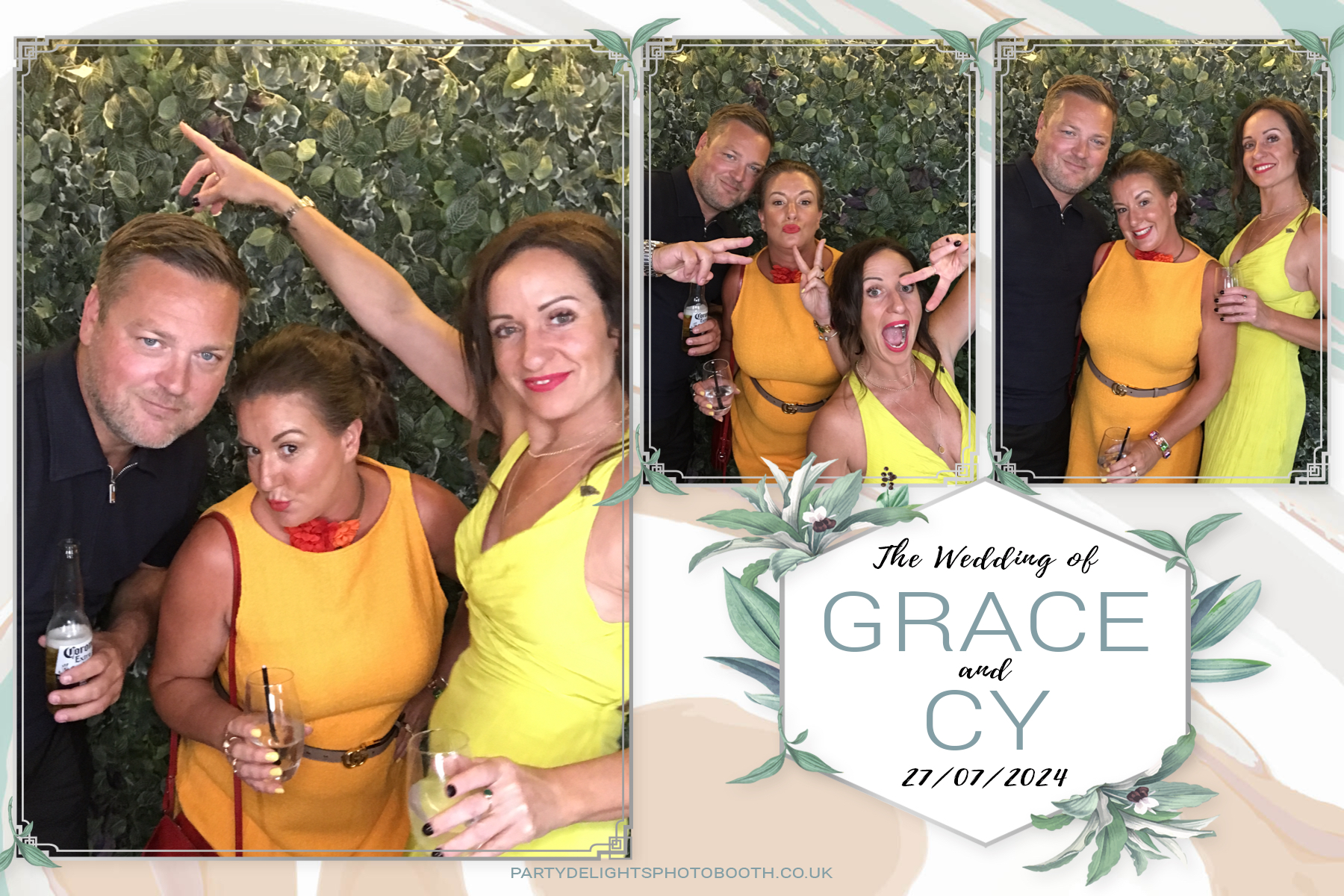 Grace and Cy’s Wedding | View more photos from the event at gallery.partydelightsphotobooth.co.uk/u/PartyDelightsPhotoBooth/Grace-and-Cy’s-Wedding