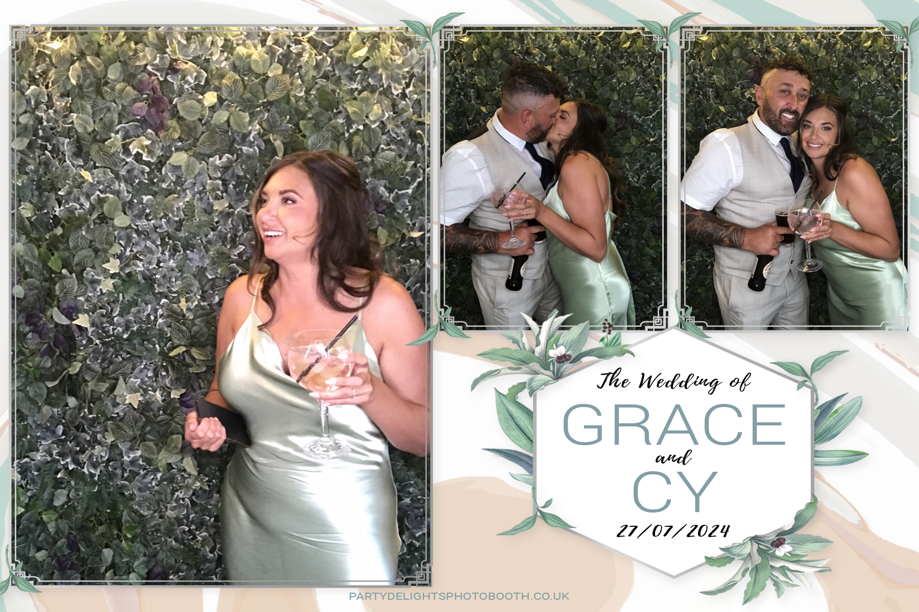 Grace and Cy’s Wedding | View more photos from the event at gallery.partydelightsphotobooth.co.uk/u/PartyDelightsPhotoBooth/Grace-and-Cy’s-Wedding