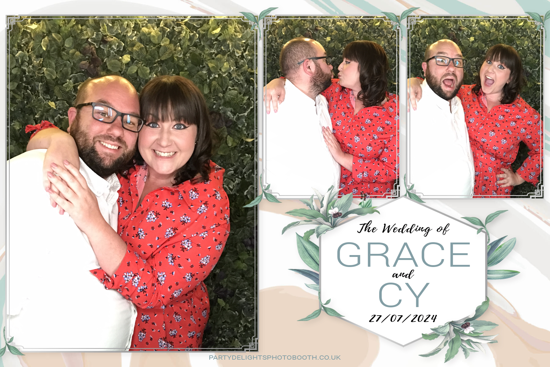 Grace and Cy’s Wedding | View more photos from the event at gallery.partydelightsphotobooth.co.uk/u/PartyDelightsPhotoBooth/Grace-and-Cy’s-Wedding