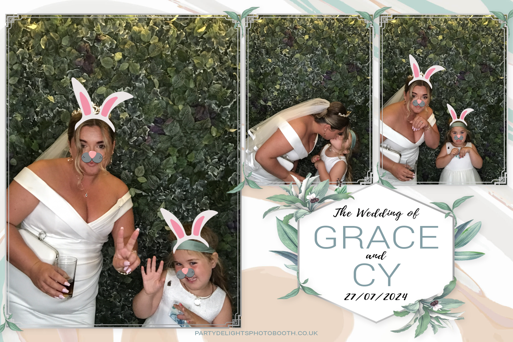 Grace and Cy’s Wedding | View more photos from the event at gallery.partydelightsphotobooth.co.uk/u/PartyDelightsPhotoBooth/Grace-and-Cy’s-Wedding