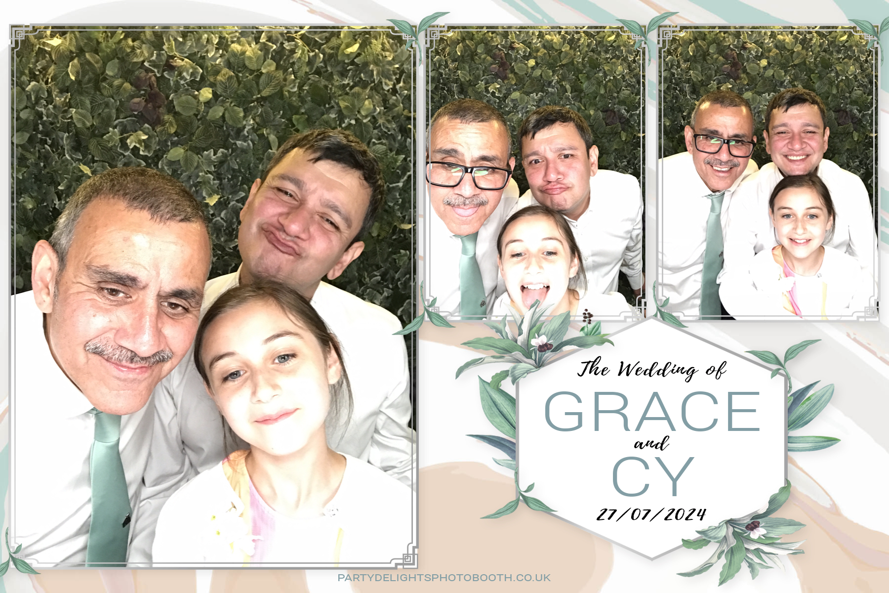 Grace and Cy’s Wedding | View more photos from the event at gallery.partydelightsphotobooth.co.uk/u/PartyDelightsPhotoBooth/Grace-and-Cy’s-Wedding