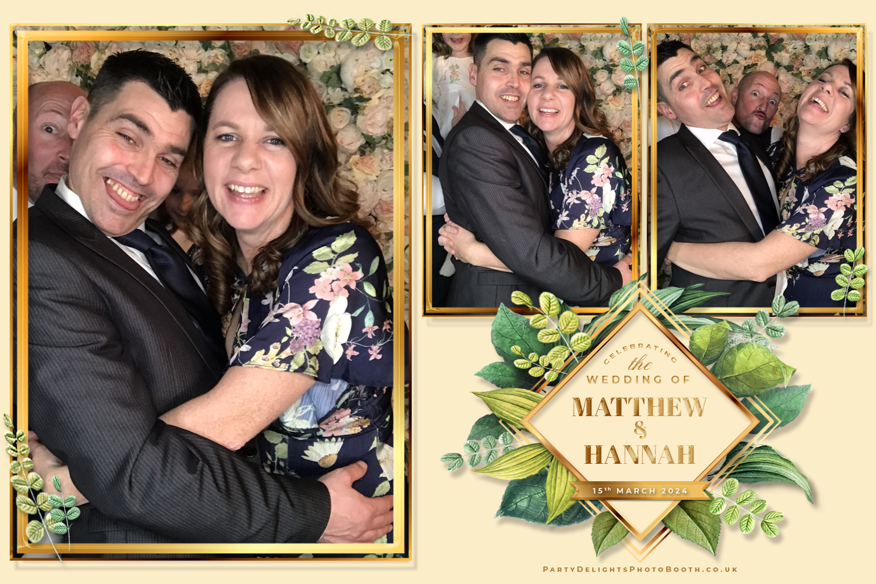 Hannah & Matt Wedding | View more photos from the event at gallery.partydelightsphotobooth.co.uk/u/PartyDelightsPhotoBooth/Hannah-Matt-Wedding