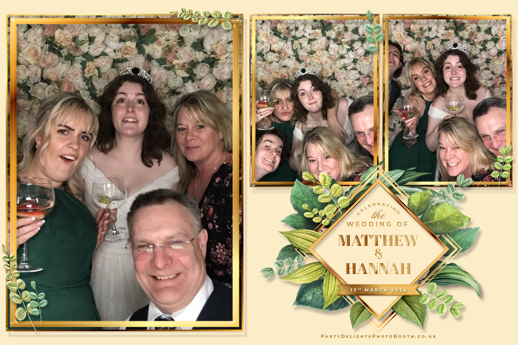 Hannah & Matt Wedding | View more photos from the event at gallery.partydelightsphotobooth.co.uk/u/PartyDelightsPhotoBooth/Hannah-Matt-Wedding