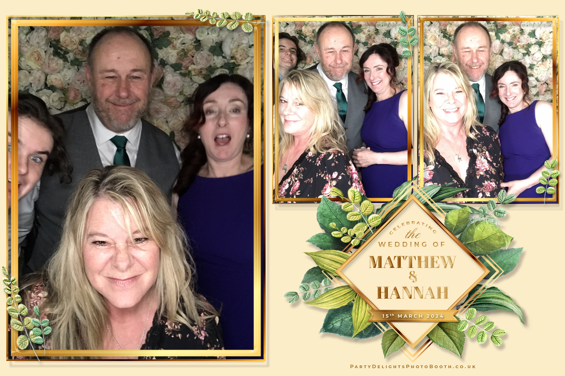 Hannah & Matt Wedding | View more photos from the event at gallery.partydelightsphotobooth.co.uk/u/PartyDelightsPhotoBooth/Hannah-Matt-Wedding