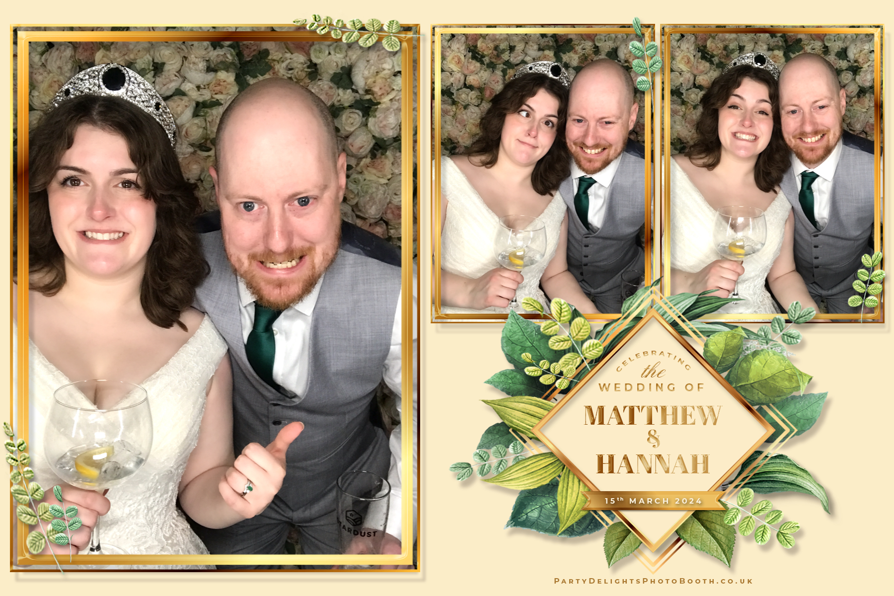 Hannah & Matt Wedding | View more photos from the event at gallery.partydelightsphotobooth.co.uk/u/PartyDelightsPhotoBooth/Hannah-Matt-Wedding