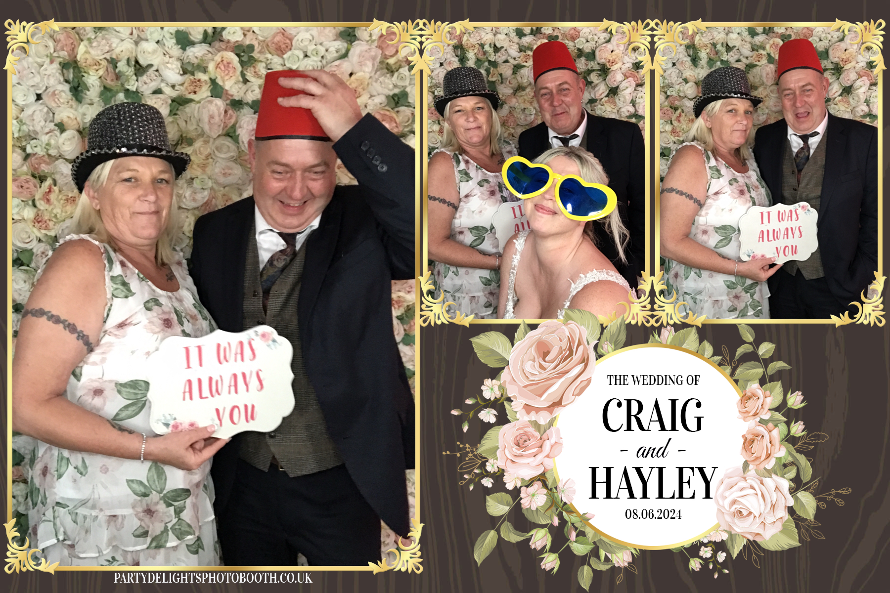 Hayley & Craig’s wedding | View more photos from the event at gallery.partydelightsphotobooth.co.uk/u/PartyDelightsPhotoBooth/Hayley-Craig’s-wedding