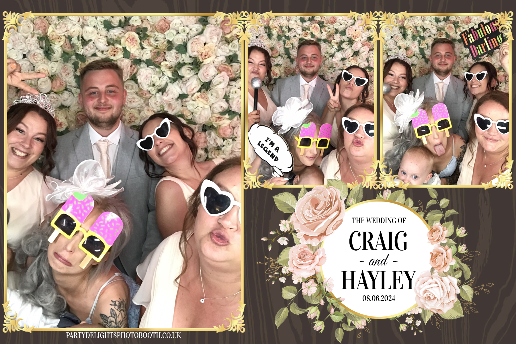Hayley & Craig’s wedding | View more photos from the event at gallery.partydelightsphotobooth.co.uk/u/PartyDelightsPhotoBooth/Hayley-Craig’s-wedding