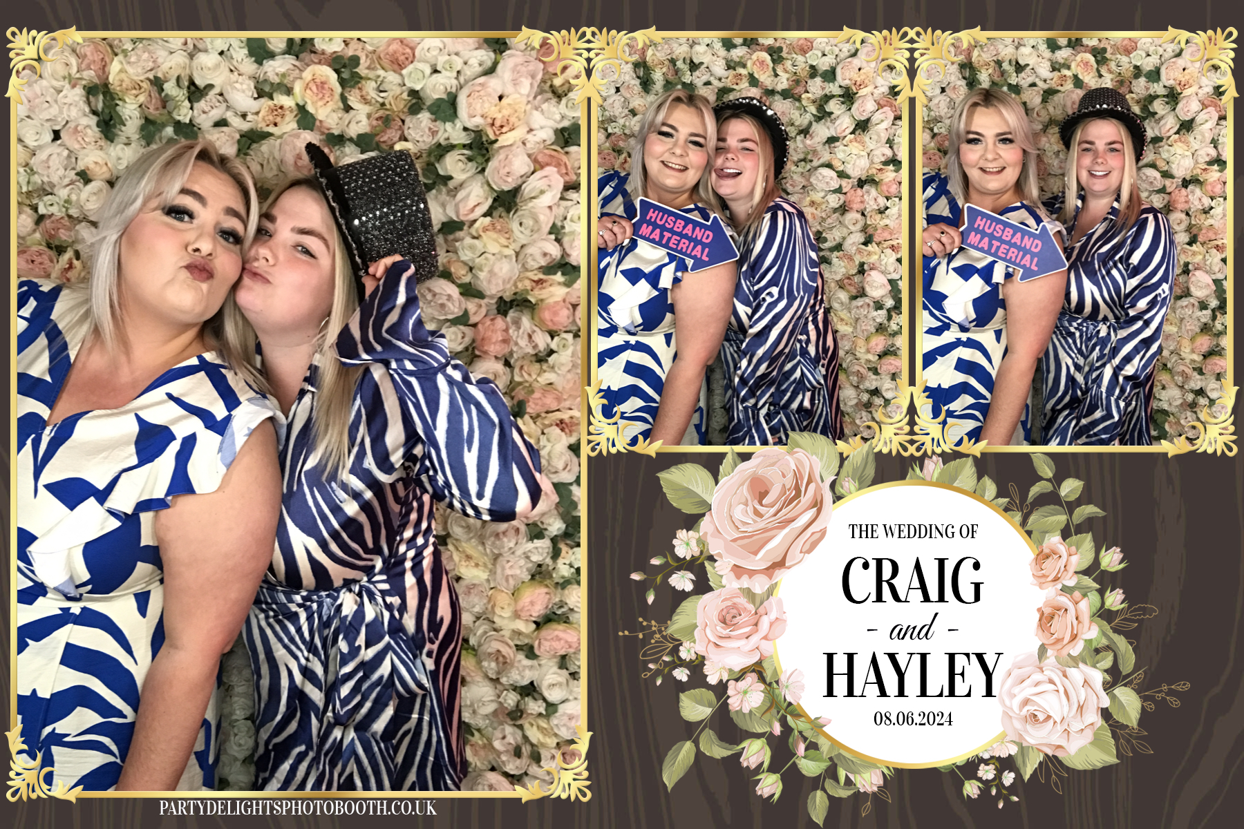 Hayley & Craig’s wedding | View more photos from the event at gallery.partydelightsphotobooth.co.uk/u/PartyDelightsPhotoBooth/Hayley-Craig’s-wedding