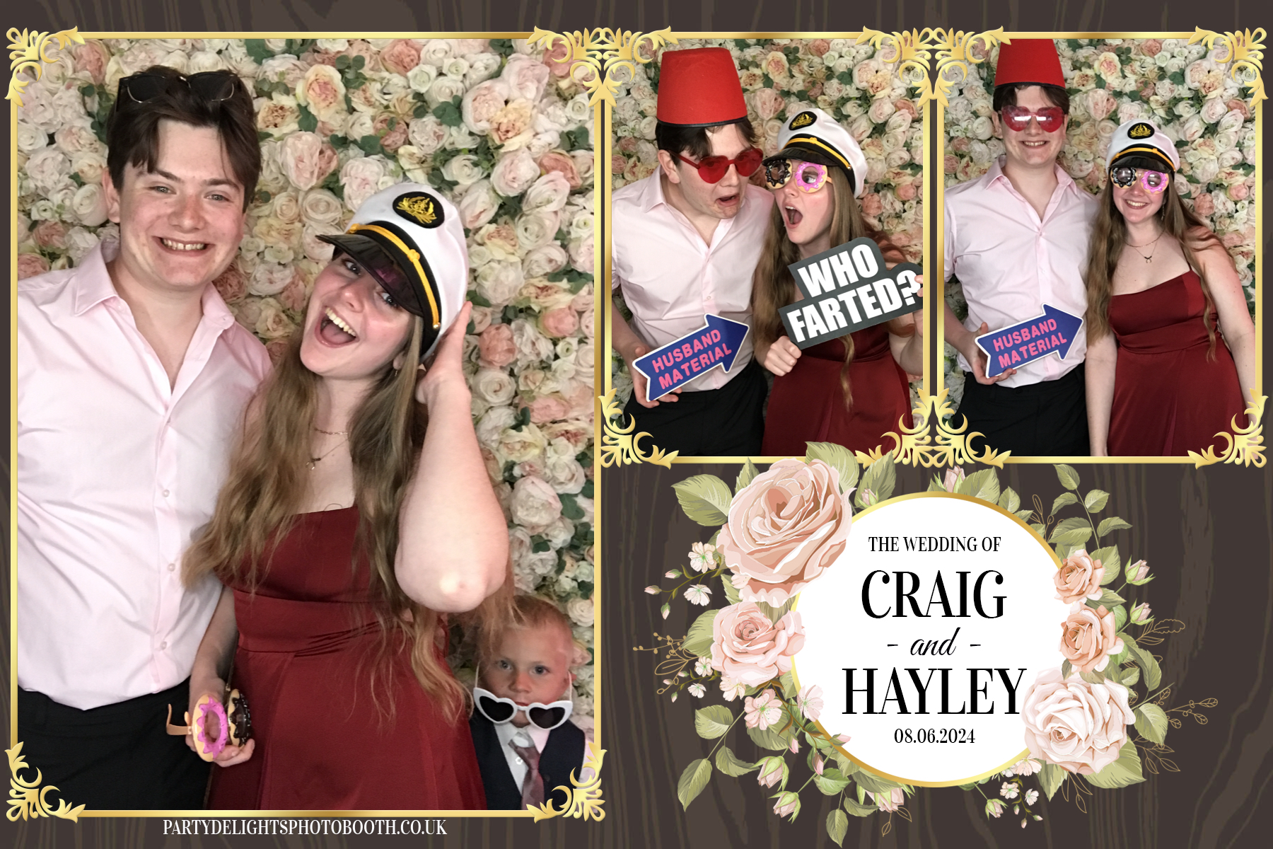 Hayley & Craig’s wedding | View more photos from the event at gallery.partydelightsphotobooth.co.uk/u/PartyDelightsPhotoBooth/Hayley-Craig’s-wedding