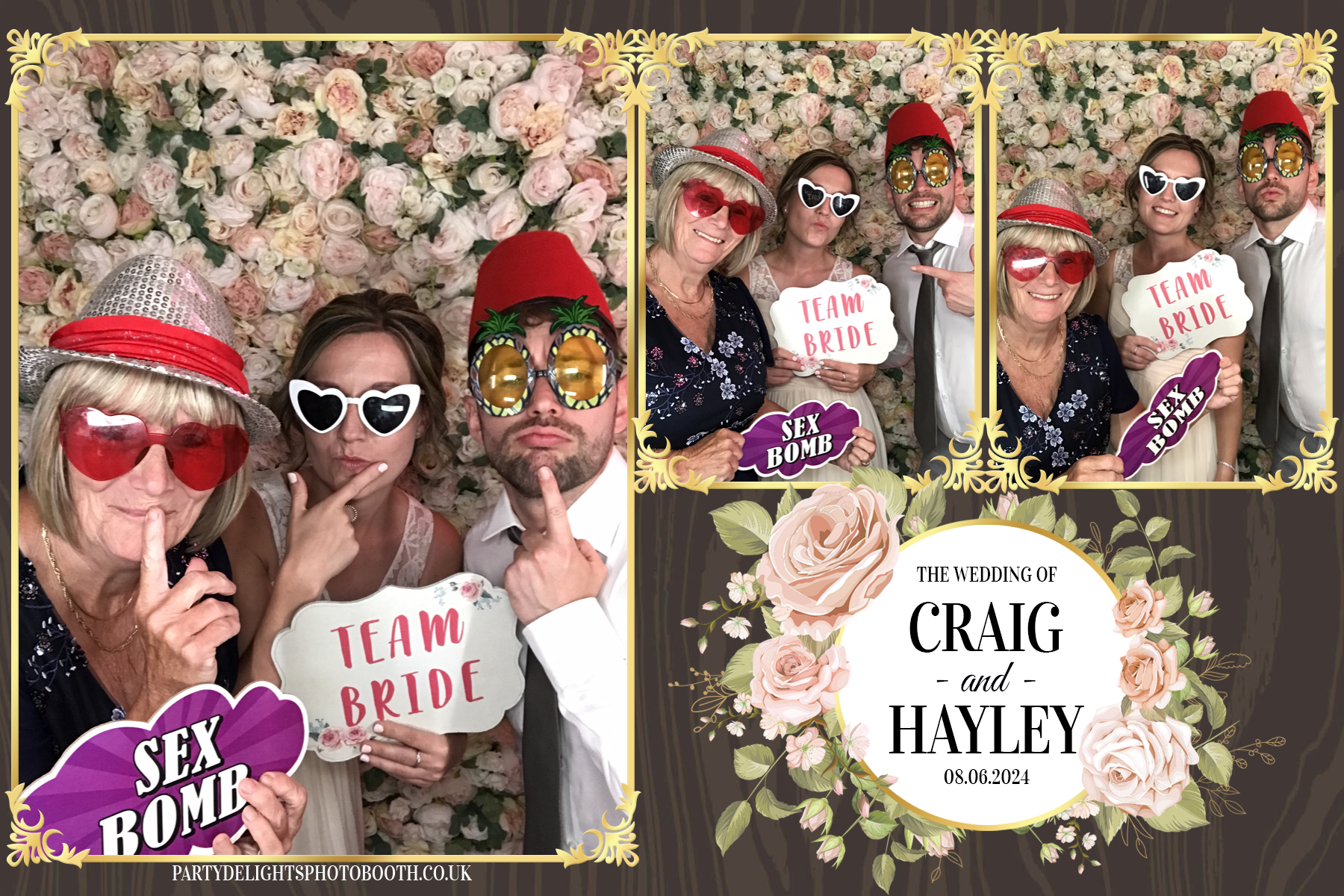 Hayley & Craig’s wedding | View more photos from the event at gallery.partydelightsphotobooth.co.uk/u/PartyDelightsPhotoBooth/Hayley-Craig’s-wedding