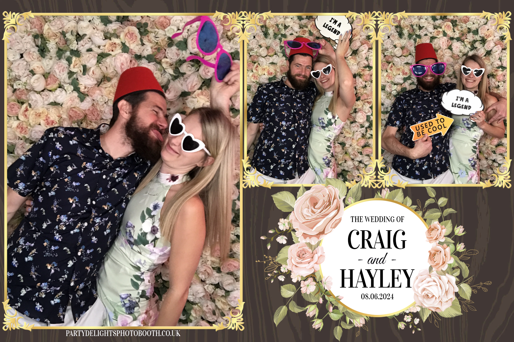 Hayley & Craig’s wedding | View more photos from the event at gallery.partydelightsphotobooth.co.uk/u/PartyDelightsPhotoBooth/Hayley-Craig’s-wedding