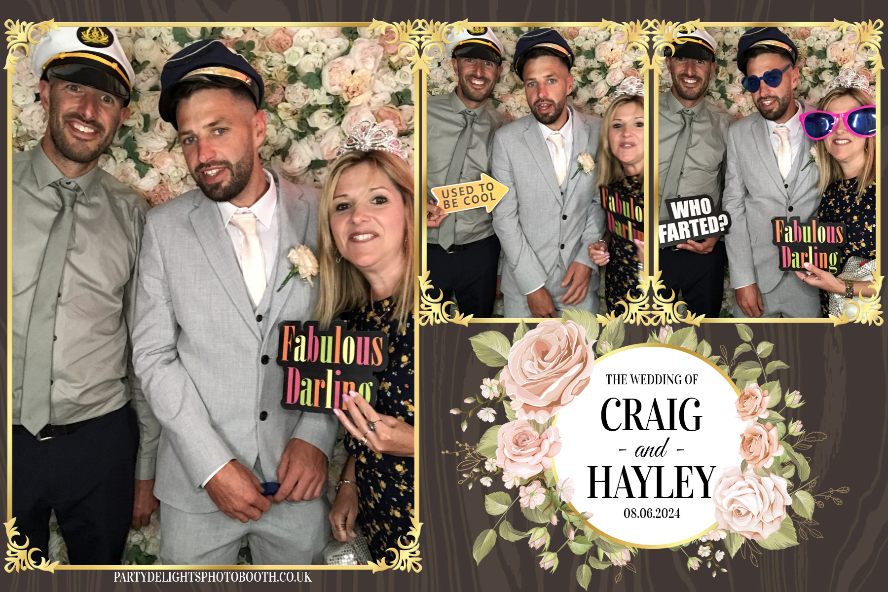 Hayley & Craig’s wedding | View more photos from the event at gallery.partydelightsphotobooth.co.uk/u/PartyDelightsPhotoBooth/Hayley-Craig’s-wedding