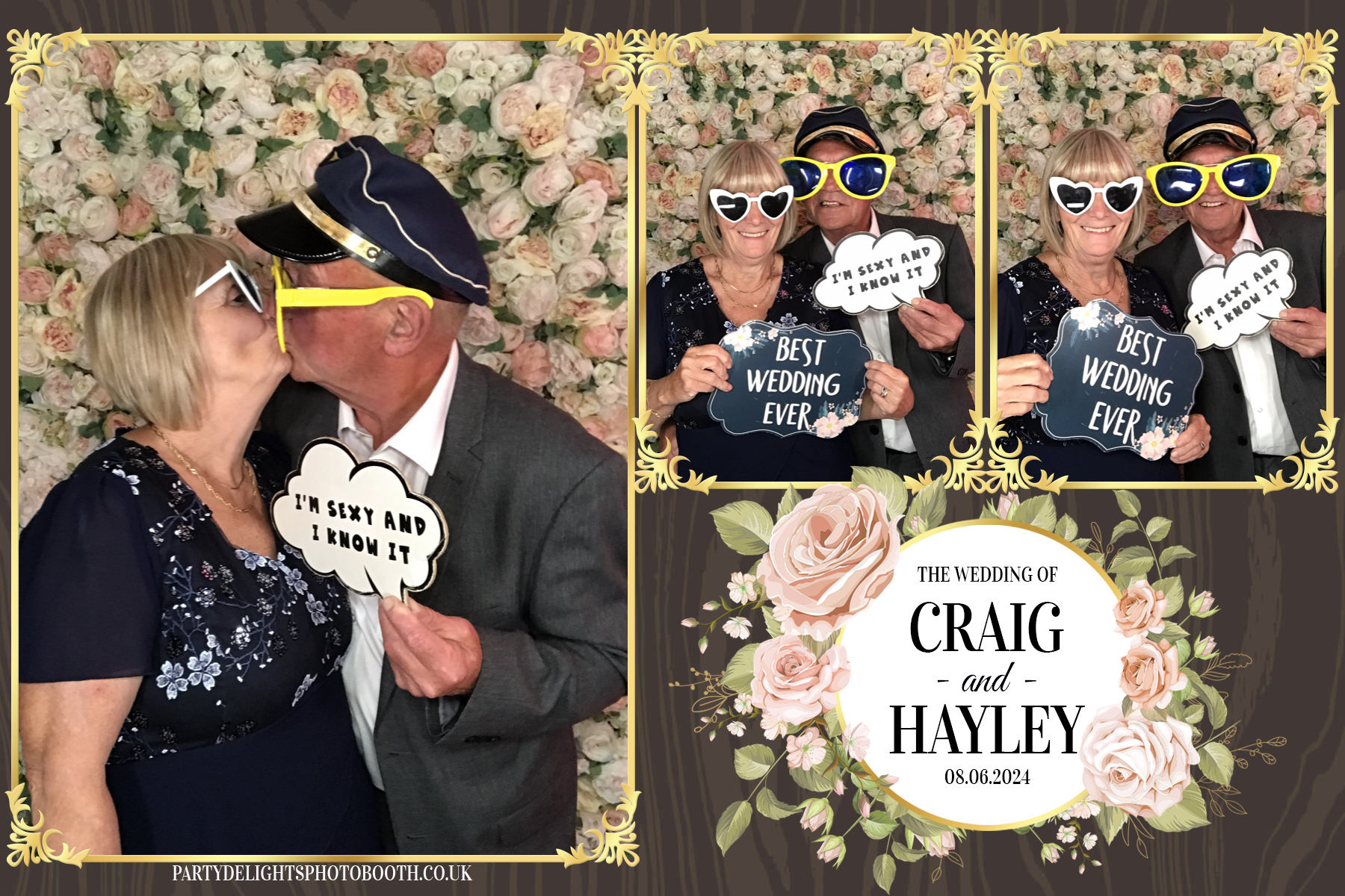 Hayley & Craig’s wedding | View more photos from the event at gallery.partydelightsphotobooth.co.uk/u/PartyDelightsPhotoBooth/Hayley-Craig’s-wedding