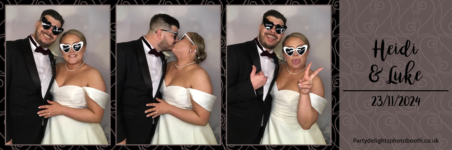 Heidi and Luke's Wedding | View more photos from the event at gallery.partydelightsphotobooth.co.uk/u/PartyDelightsPhotoBooth/Heidi-and-Lukes-Wedding