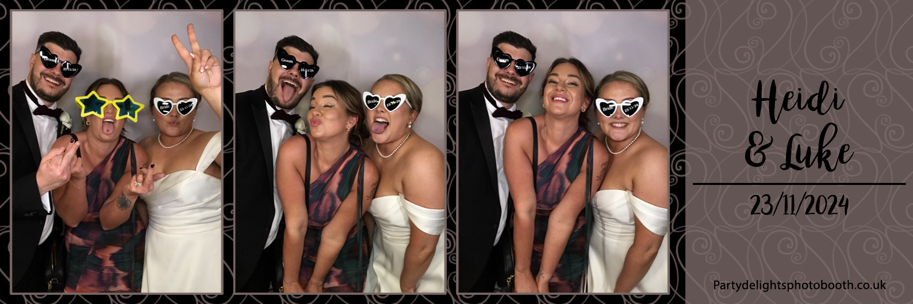 Heidi and Luke's Wedding | View more photos from the event at gallery.partydelightsphotobooth.co.uk/u/PartyDelightsPhotoBooth/Heidi-and-Lukes-Wedding