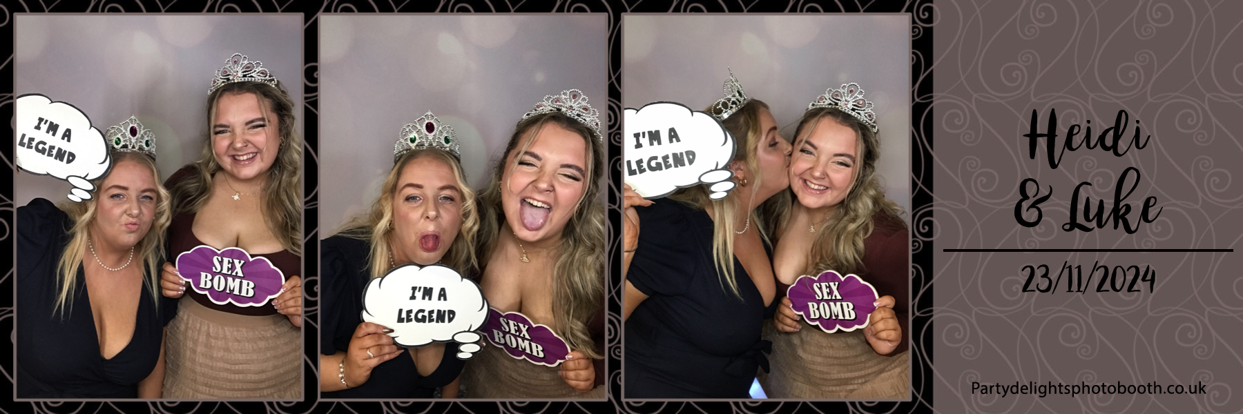 Heidi and Luke's Wedding | View more photos from the event at gallery.partydelightsphotobooth.co.uk/u/PartyDelightsPhotoBooth/Heidi-and-Lukes-Wedding