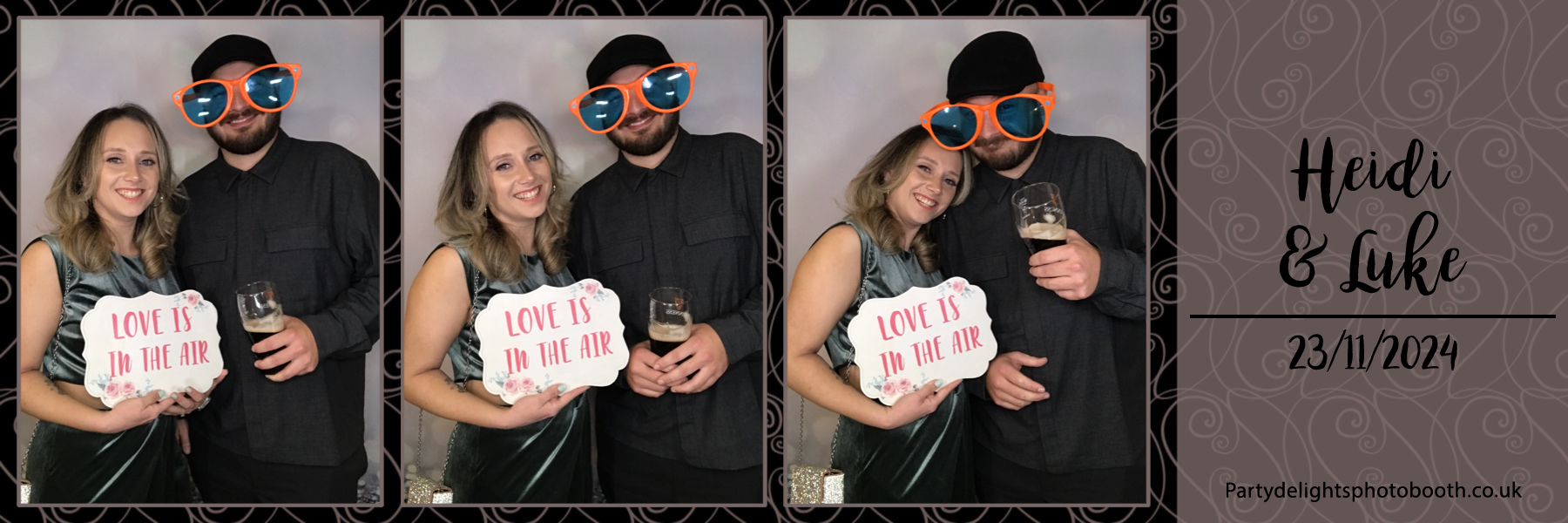 Heidi and Luke's Wedding | View more photos from the event at gallery.partydelightsphotobooth.co.uk/u/PartyDelightsPhotoBooth/Heidi-and-Lukes-Wedding