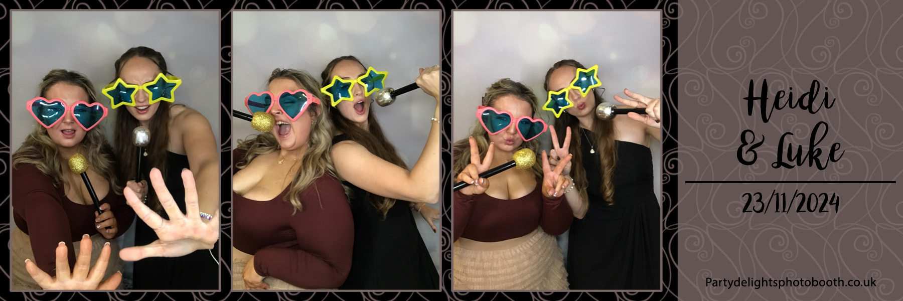 Heidi and Luke's Wedding | View more photos from the event at gallery.partydelightsphotobooth.co.uk/u/PartyDelightsPhotoBooth/Heidi-and-Lukes-Wedding
