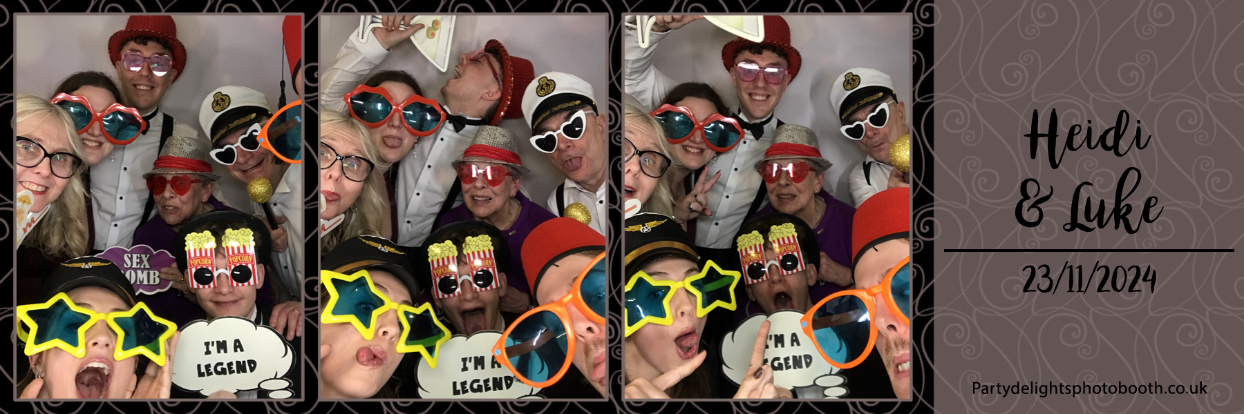 Heidi and Luke's Wedding | View more photos from the event at gallery.partydelightsphotobooth.co.uk/u/PartyDelightsPhotoBooth/Heidi-and-Lukes-Wedding