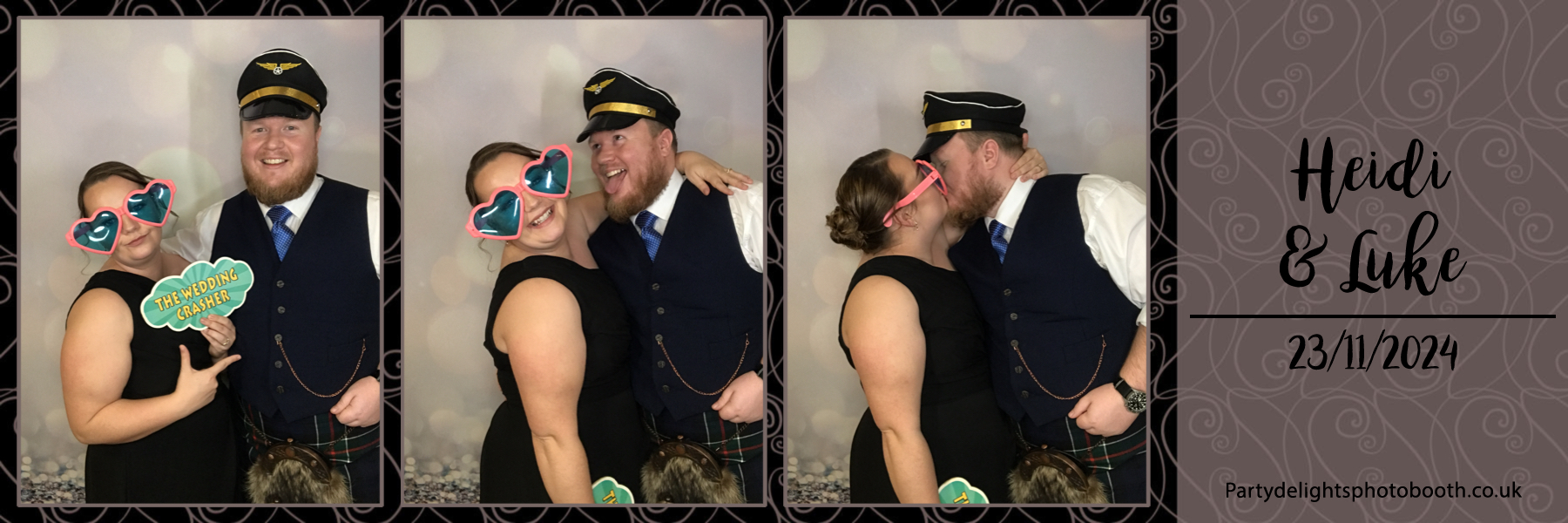 Heidi and Luke's Wedding | View more photos from the event at gallery.partydelightsphotobooth.co.uk/u/PartyDelightsPhotoBooth/Heidi-and-Lukes-Wedding