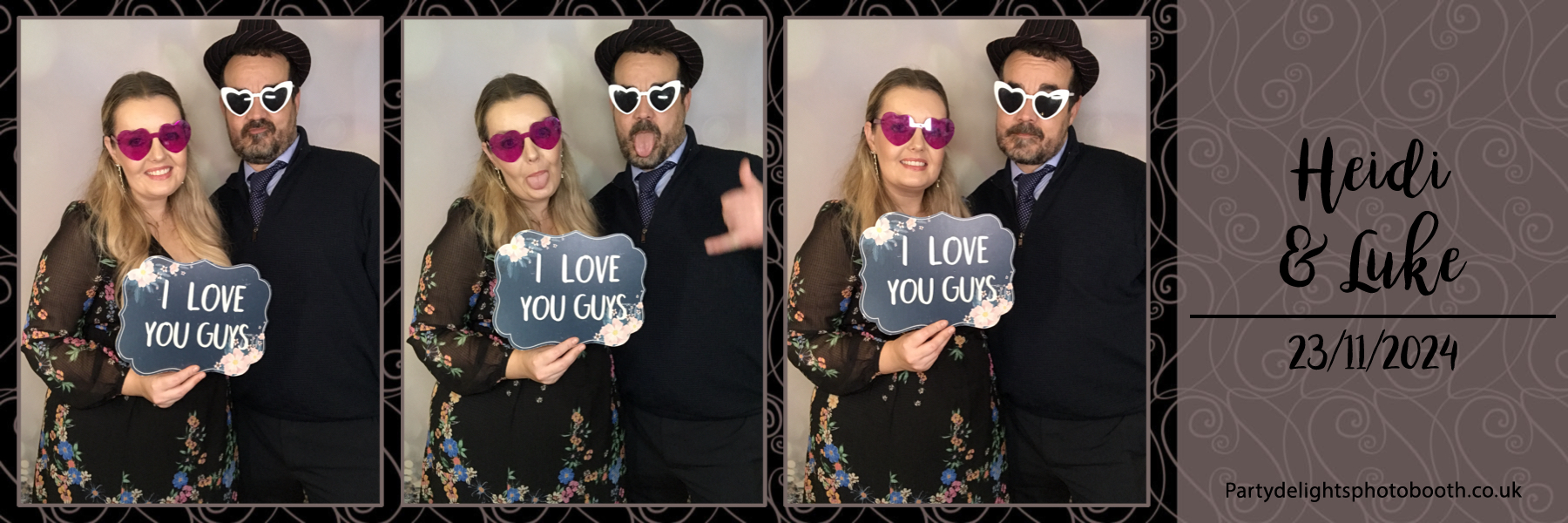 Heidi and Luke's Wedding | View more photos from the event at gallery.partydelightsphotobooth.co.uk/u/PartyDelightsPhotoBooth/Heidi-and-Lukes-Wedding