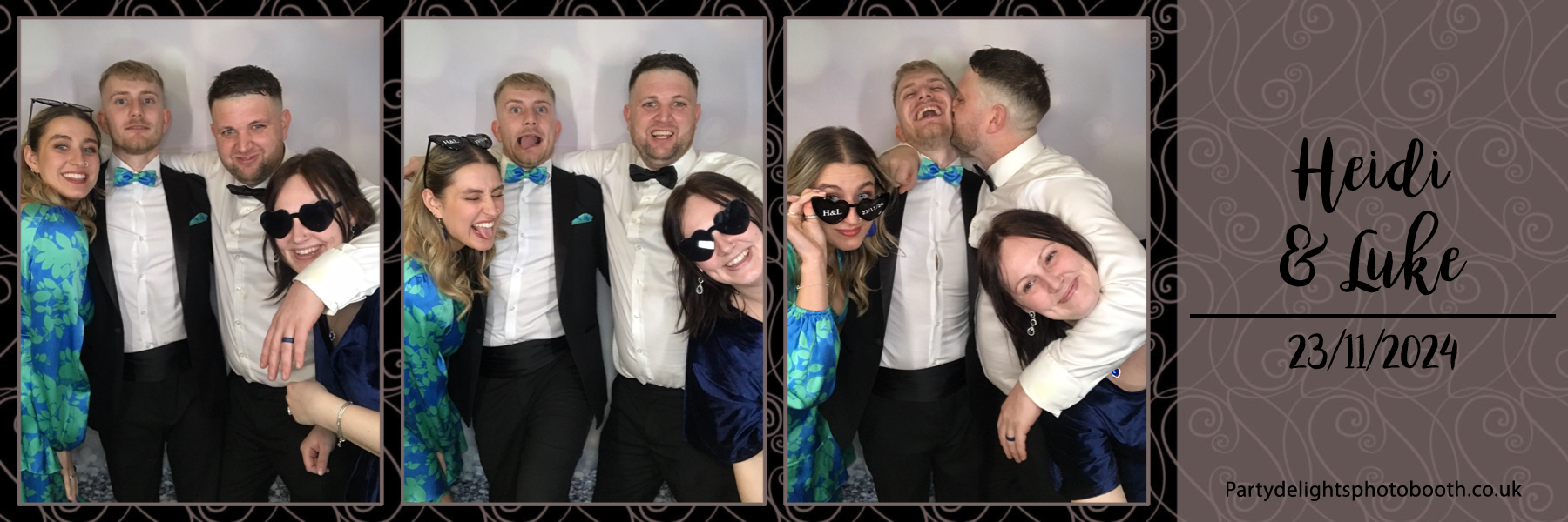 Heidi and Luke's Wedding | View more photos from the event at gallery.partydelightsphotobooth.co.uk/u/PartyDelightsPhotoBooth/Heidi-and-Lukes-Wedding