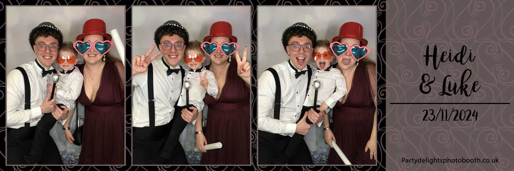 Heidi and Luke's Wedding | View more photos from the event at gallery.partydelightsphotobooth.co.uk/u/PartyDelightsPhotoBooth/Heidi-and-Lukes-Wedding