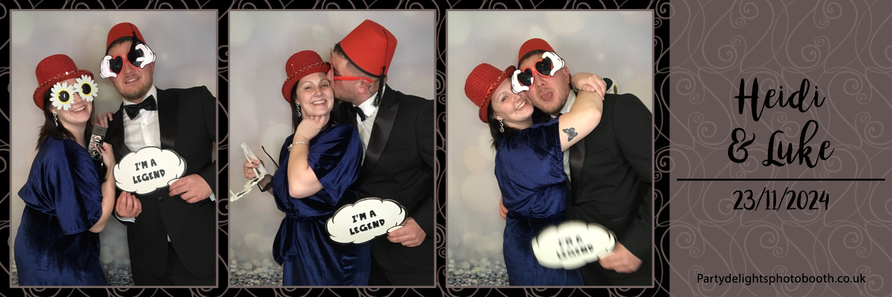 Heidi and Luke's Wedding | View more photos from the event at gallery.partydelightsphotobooth.co.uk/u/PartyDelightsPhotoBooth/Heidi-and-Lukes-Wedding
