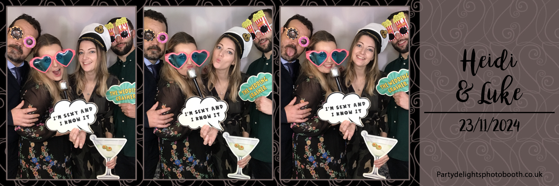 Heidi and Luke's Wedding | View more photos from the event at gallery.partydelightsphotobooth.co.uk/u/PartyDelightsPhotoBooth/Heidi-and-Lukes-Wedding