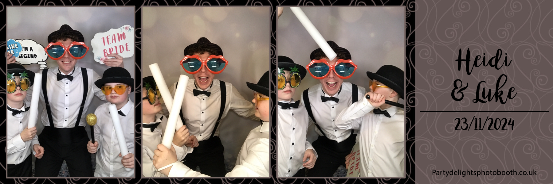 Heidi and Luke's Wedding | View more photos from the event at gallery.partydelightsphotobooth.co.uk/u/PartyDelightsPhotoBooth/Heidi-and-Lukes-Wedding