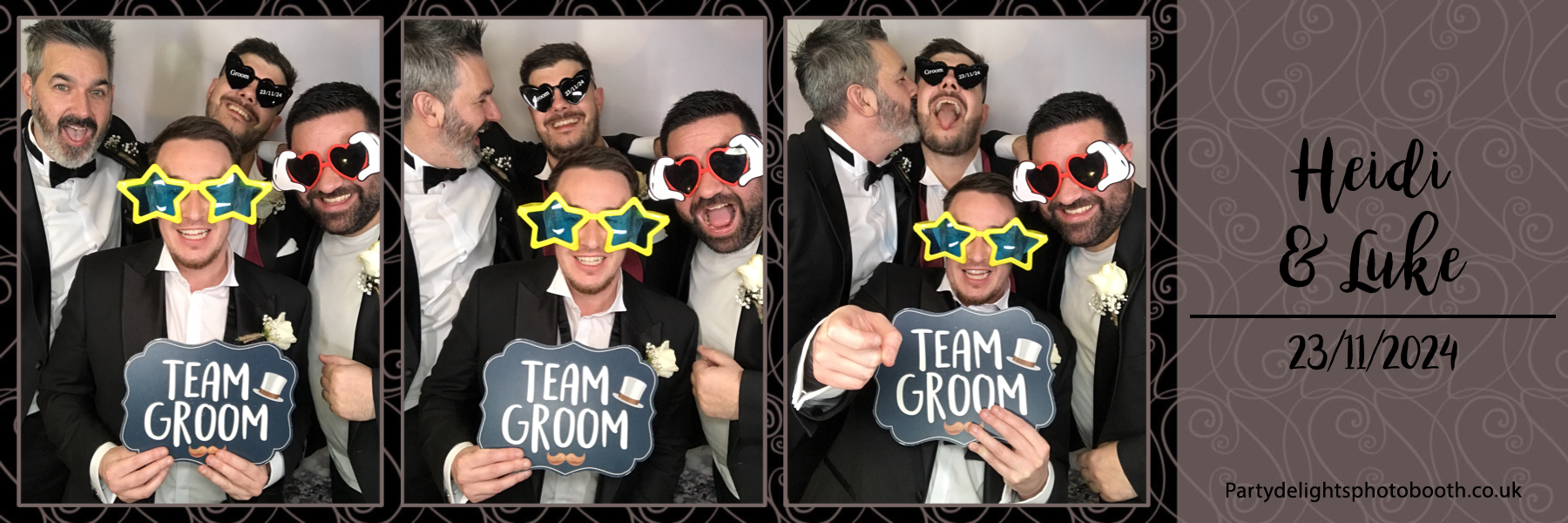 Heidi and Luke's Wedding | View more photos from the event at gallery.partydelightsphotobooth.co.uk/u/PartyDelightsPhotoBooth/Heidi-and-Lukes-Wedding