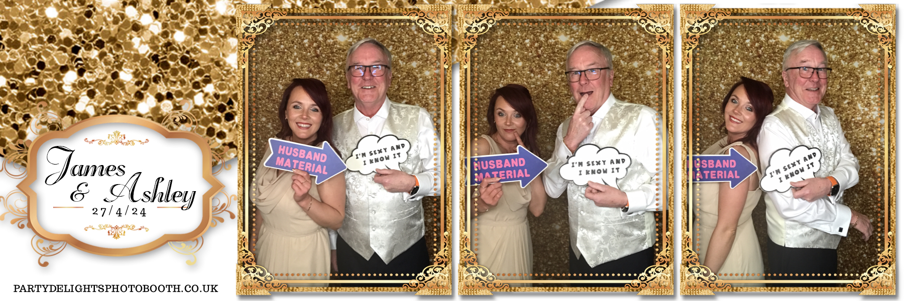 James and Ashley's Wedding | View more photos from the event at gallery.partydelightsphotobooth.co.uk/u/PartyDelightsPhotoBooth/James-and-Ashleys-Wedding