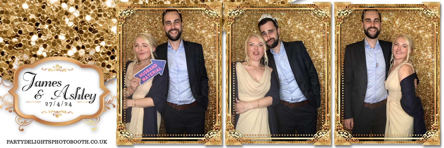 James and Ashley's Wedding | View more photos from the event at gallery.partydelightsphotobooth.co.uk/u/PartyDelightsPhotoBooth/James-and-Ashleys-Wedding