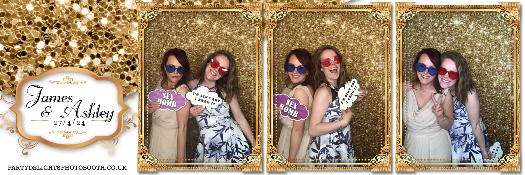 James and Ashley's Wedding | View more photos from the event at gallery.partydelightsphotobooth.co.uk/u/PartyDelightsPhotoBooth/James-and-Ashleys-Wedding