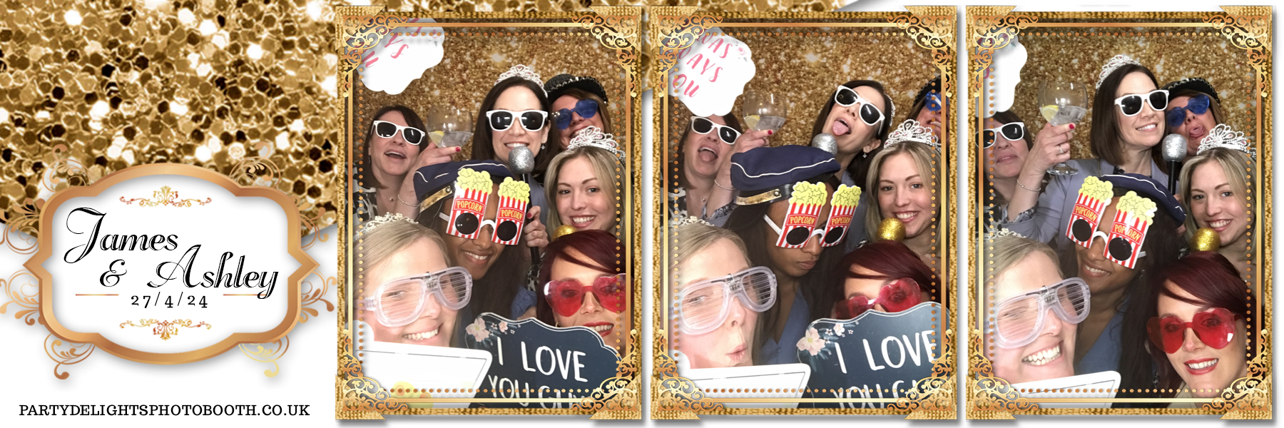 James and Ashley's Wedding | View more photos from the event at gallery.partydelightsphotobooth.co.uk/u/PartyDelightsPhotoBooth/James-and-Ashleys-Wedding