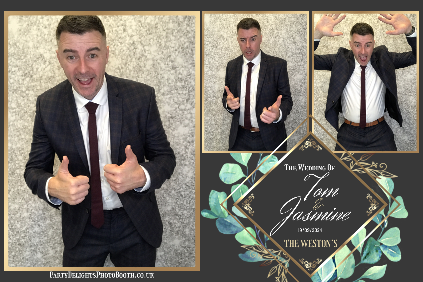 Jazz & Tom’s Wedding | View more photos from the event at gallery.partydelightsphotobooth.co.uk/u/PartyDelightsPhotoBooth/Jazz-Tom’s-Wedding