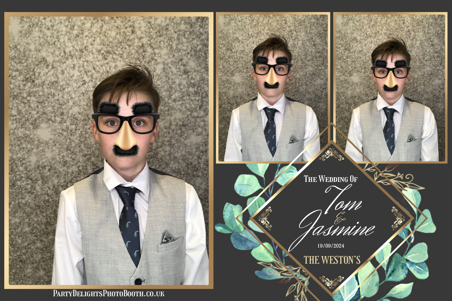 Jazz & Tom’s Wedding | View more photos from the event at gallery.partydelightsphotobooth.co.uk/u/PartyDelightsPhotoBooth/Jazz-Tom’s-Wedding